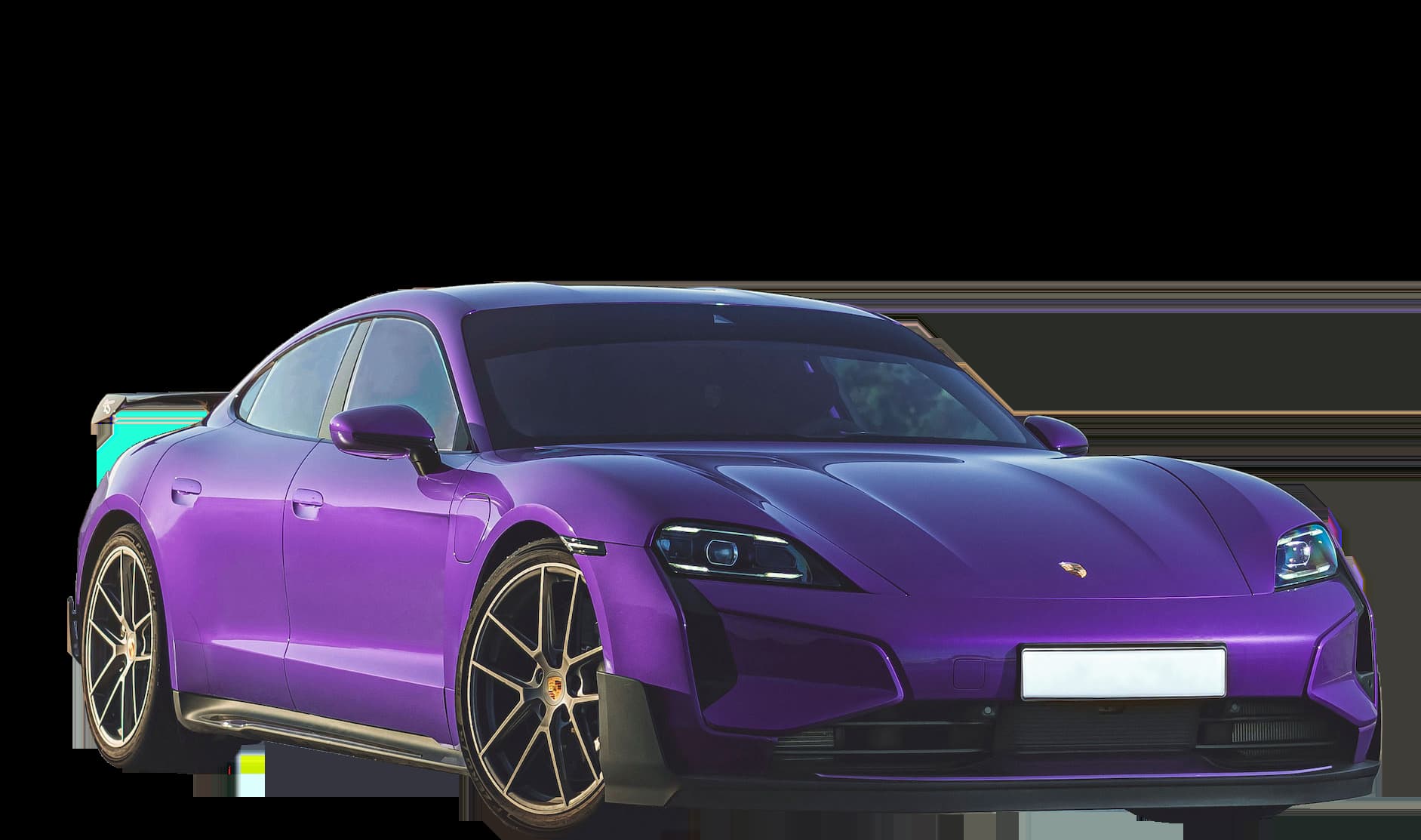 Photo d'une voiture sportive avec des options supplémentaire de décoration personnalisé